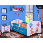 Otroška postelja Happy babies Medvedka z baloni 27